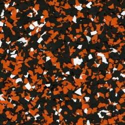 Paillettes mélangées Noir-Orange-Blanc