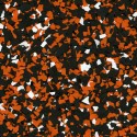 Black-Orange-White mixed colorflakes