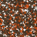 Brown-Orange-White mixed colorflakes