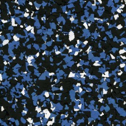 Paillettes mélangées Noir-Bleu-Blanc