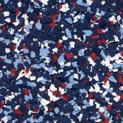 Dark blue-blue-Red-White mixed colorflakes