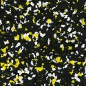 Black - Yellow - White mixed colorflakes