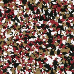 Paillettes mélangées Rouge-Noir-Blanc-Marron