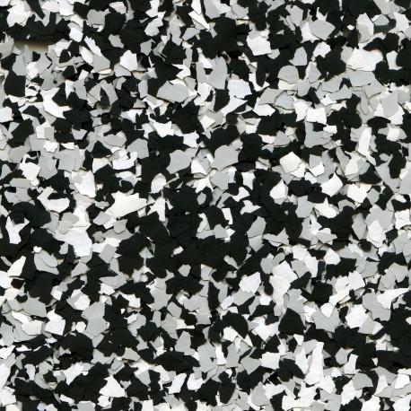 Paillettes mélangées Noir-Gris-Blanc