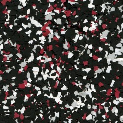 Paillettes mélangées Noir-Rouge-Blanc-Gris clair